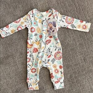 Floral Print Kids Footie